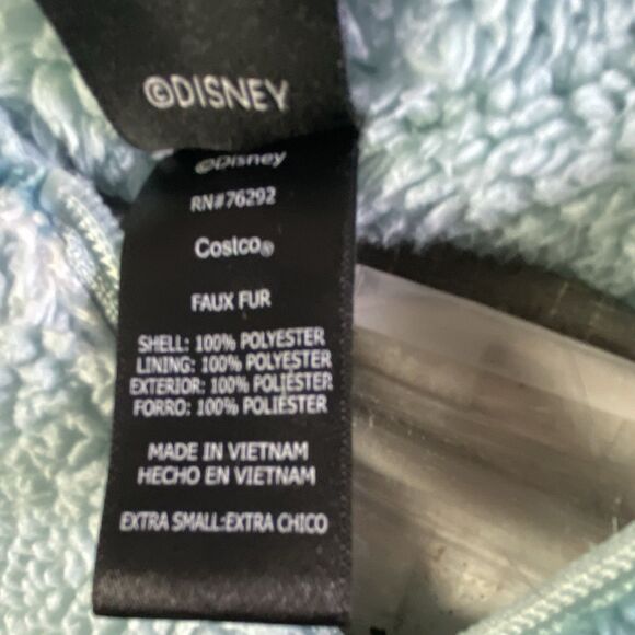 Disney Womens Mickey Mouse Fleece Lounge Cozy Hoodie Green Full Zip Extra Small - Picture 13 of 16